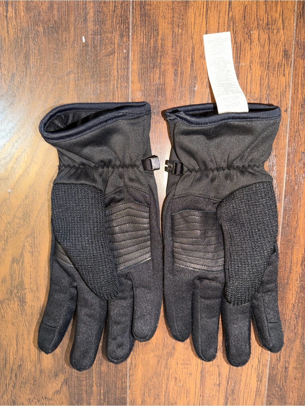 Spyder Black Men's Cold-Weather Grip Gloves